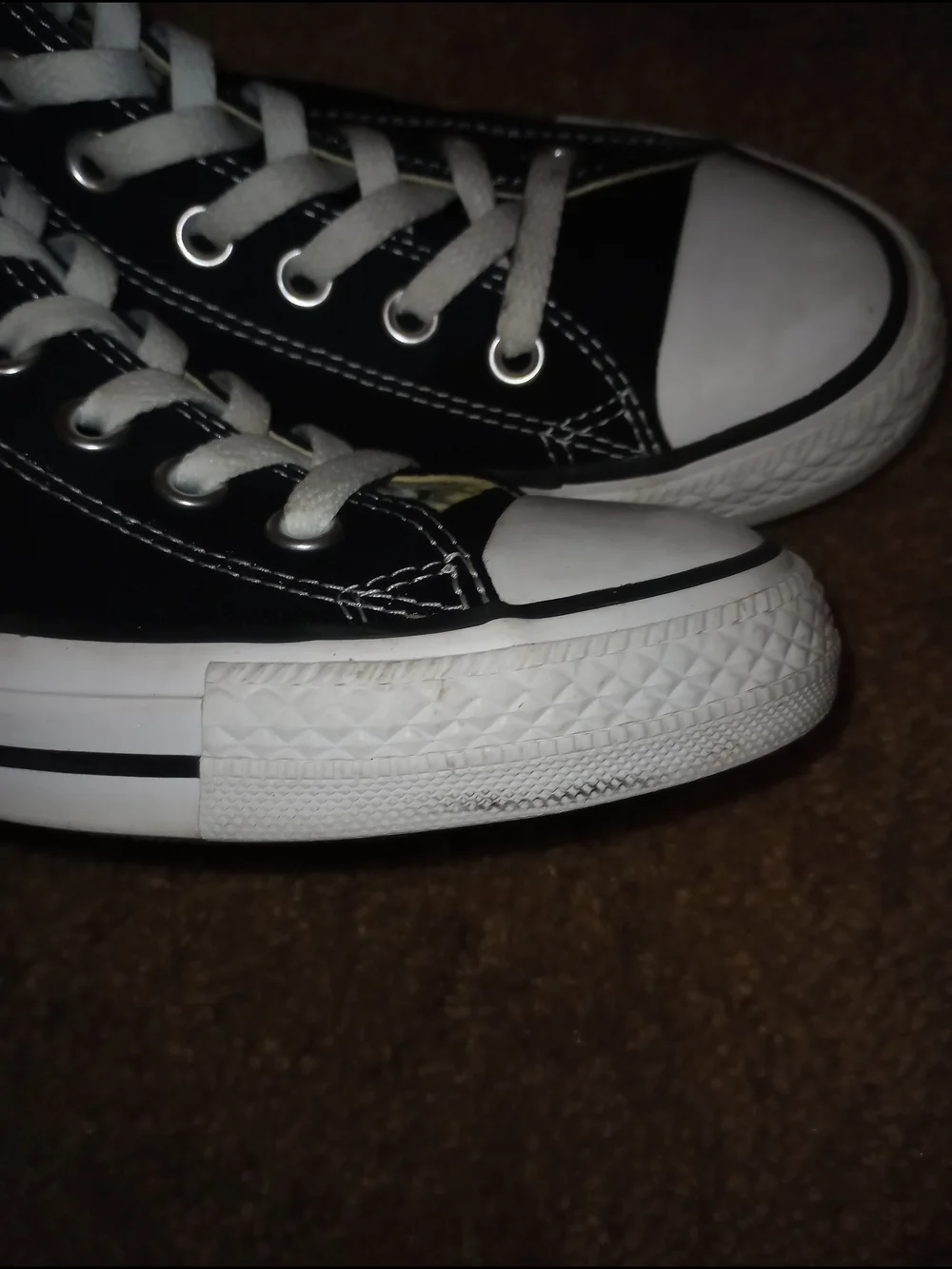 Converse Chuck Taylor All Star High Top Sneakers - Black & White - Picture 6 of 13